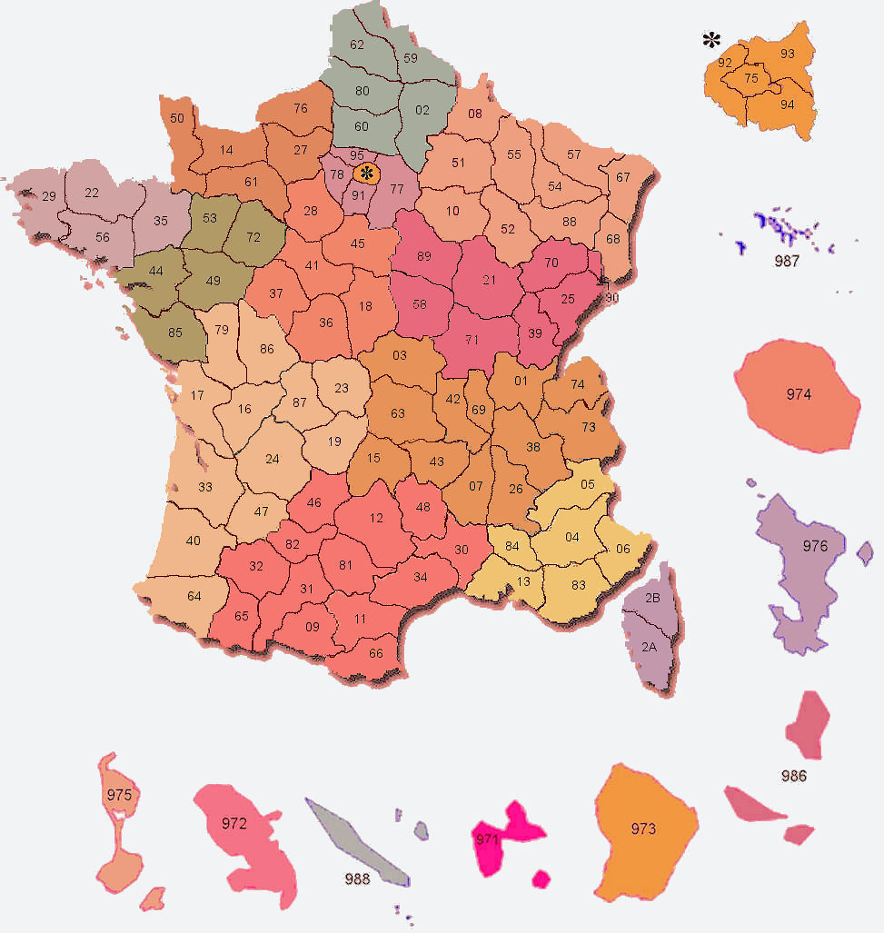 Carte dep